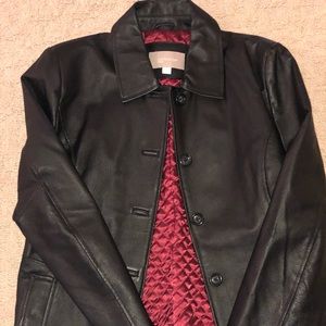 Medium women’s  Worn once genuine leather jacket